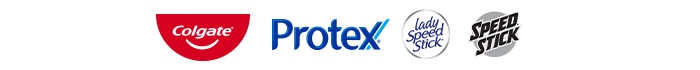 Logos de Colgate, Protex, Lady Speed Stick y Men Speed Stick
